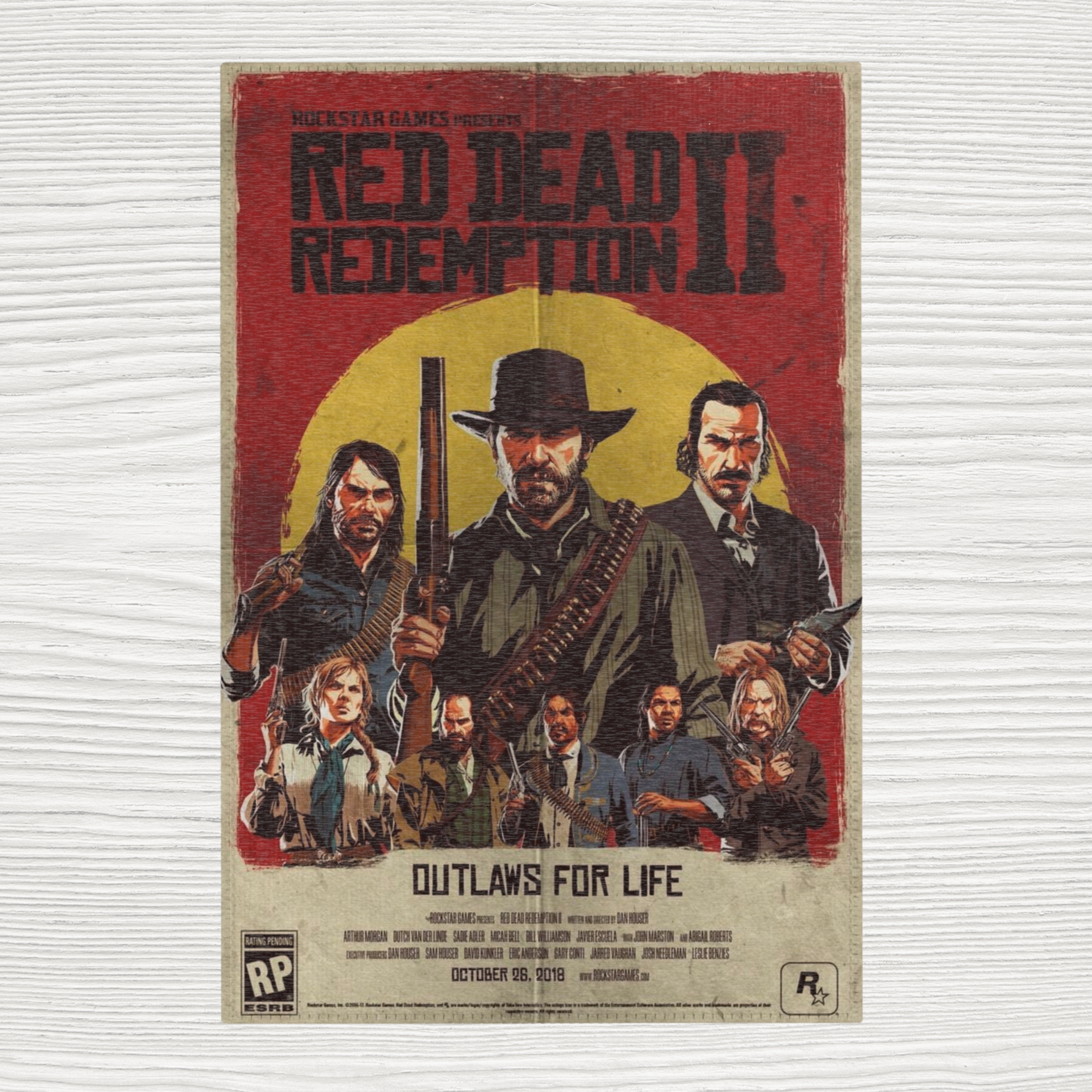 Outlaws for Life Rug